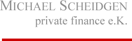 Logo von Michael Scheidgen, private finance e.K.